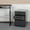 Black, variant on Emma + Oliver Ergonomic 3-Drawer Mobile Locking Filing Cabinet Storage Organizer-Black