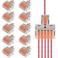 thumbnail image 1 of Conectores de cables DIANN 10 piezas con palanca 28-12 AWG para empalme rápido, 1 of 6