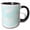 Black/White, variant on 3drose, Blue Clouds, 11oz Magic Transforming Mug