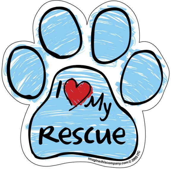 Imagine This Scribble Paw Magnet, Rescue