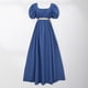 thumbnail image 2 of Vestido elegante estilo renacentista medieval Vintage para mujer con cinturón traje de vacaciones, 2 of 7