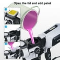 thumbnail image 3 of Paint Sprayer Spray Volume Control Electric Spray Paint  1200ML 650W With LED Light 3 Replaceable Nozzles 1.0mm 1.8mm 2.5mm For Car Furniture Fence And Wall, 3 of 7