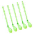 thumbnail image 6 of 5 Pcs Reusable Plastic Straw Spoons Mixing Spoons Coffee Stirring Spoon Pipette Spoon ,Multifunctional Stirring & Drinking Spoons for Tea, Juice, and Party Beverages, 6 of 6