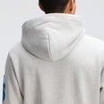 thumbnail image 5 of Fanatics Heather Gray Detroit Lions IconicFleece Letterman Hoodie, 5 of 7