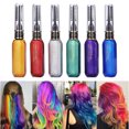 thumbnail image 1 of 6Pcs Temporary Hair Chalk Dye Touchup Mascara Temporary Hair Chalk  Washable Color Chalk, 1 of 8
