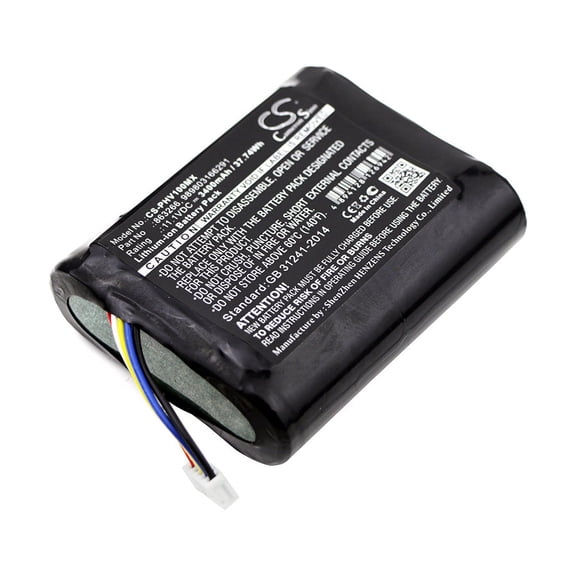3400mAh 863266, 989803166291, 453564243501, 989803174881 High Capacity Battery for Philips SureSigns VM1, VSi, VS1, VS2, VS2 , VMS portable Vital Signs Monitor