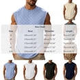 thumbnail image 2 of Tank Tops Men Sleeveless Crew Neck Crochet Stitch Loose Hawaiian Beach Shirts Pullover Fathers Gift, 2 of 7