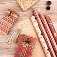 thumbnail image 3 of 6Pcs Lovely Wrapping Paper Flexible Cartoon Kraft Gift Wrapping Tissue Paper Holiday Supplies, 3 of 8
