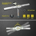 thumbnail image 4 of 24 in 1 Magnetic Screwdriver Set DIY Ratchet Screwdriver Set with Detachable Ratchet Handle Portable Precision Repair Tool Kit for Furniture Computer Bicycle, 4 of 10