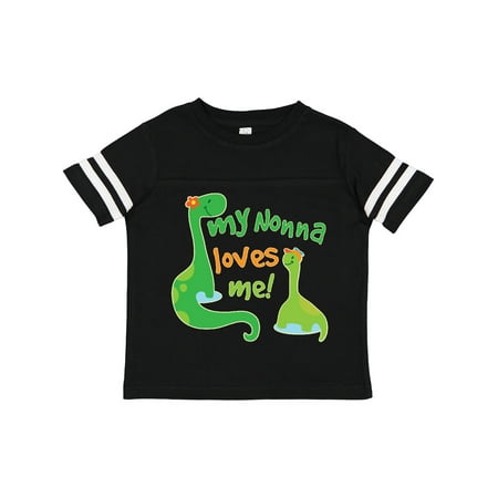 

Inktastic My Nonna Loves Me Grandson Gift Toddler Boy Girl T-Shirt