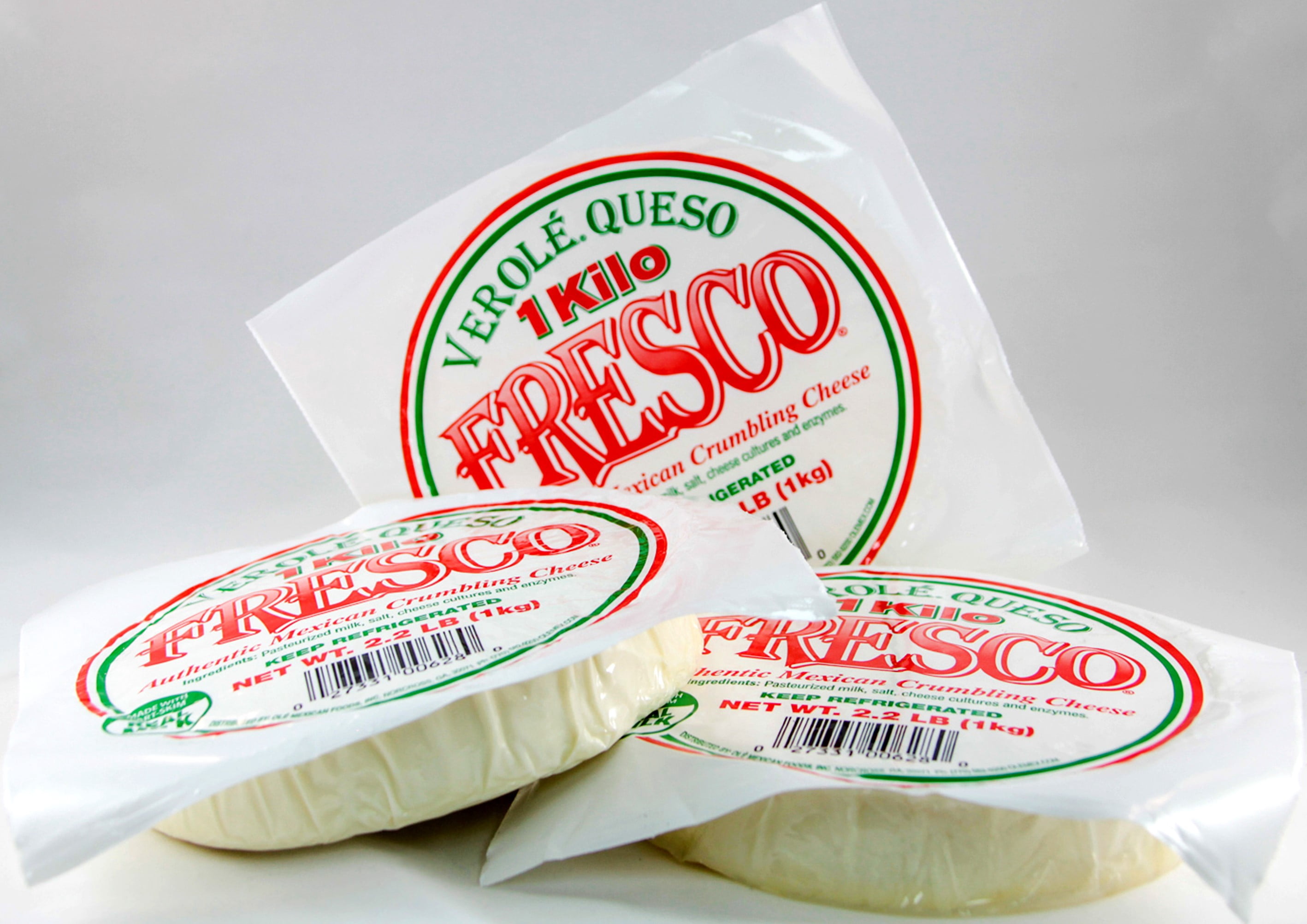 Verole Queso Fresco Authentic Mexican Crumbling Cheese, 2.2 lb