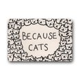 thumbnail image 1 of RYLABLUE Parce Que Tapis de Sol pour Chats Tapis de Sol Extérieur/intérieur Taille 30x18 Pouces, 1 of 1