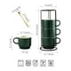 thumbnail image 2 of Juego de tazas de café LYEOBOH de porcelana de 385 ml con soporte y cucharas, 2 of 9