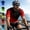 Blue D., variant on Mens Cycling Jersey Short Sleeve Bike Shirts Full Zip Gradient Print Quick Dry Sun Protection Shirt Riding Biking Tops, Size M