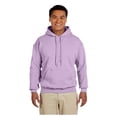 thumbnail image 2 of Gildan Mens Heavy Blend Hooded Sweatshirt, S, Orchid, 2 of 8