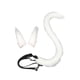 thumbnail image 2 of Diadema con orejas de gato, decoración para cosplay, regalo de gato con cola larga para cumpleaños y espectáculos. Blanco, 2 of 9