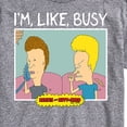 thumbnail image 3 of Beavis & Butthead - I'm Like Busy - Men's Short Sleeve Graphic T-Shirt, 3 of 5