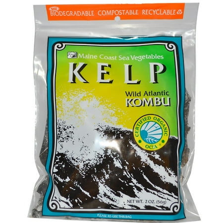 Maine Coast Sea Vegetables Kelp, Wild Atlantic Kombu, 2 Oz