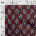 thumbnail image 1 of oneOone Viscose Jersey Fabric Paisley Block Printed Craft Fabric BTY 60 Inch Wide, 1 of 1