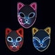 thumbnail image 1 of Demon Slayer Kimetsu Led Mask Props Sabito Christmas Party Máscaras ligeras para adultos, 1 of 5