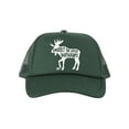 thumbnail image 1 of Protéger le Grand Chapeau de Camionneur Élan - Blanc - Vert Forêt, 1 of 1
