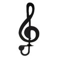 thumbnail image 1 of Iron Music Note Candle Holder Black Music Theme Notes Rack for Home Office Classroom Decor, 1 of 5