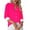 Pink, variant on AXXD Basic Going Out Tops for Women Summer 2024 Solid Color Casual Everyday Single-breasted Long-sleeved Shirt Tops