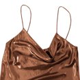 thumbnail image 3 of FAIWAD Robe Scintillante Sans Manches pour Femme à Bretelles Spaghetti Froncée Cocktail Fête Boîte de Nuit Midi Robes, 3 of 4
