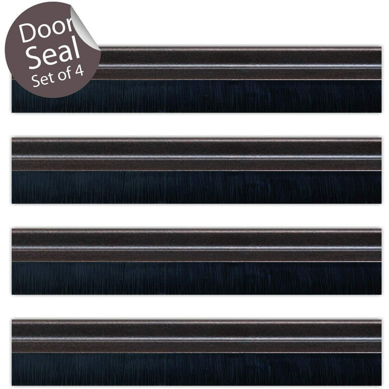 Door Seal 94 cm Long with Nylon Brush