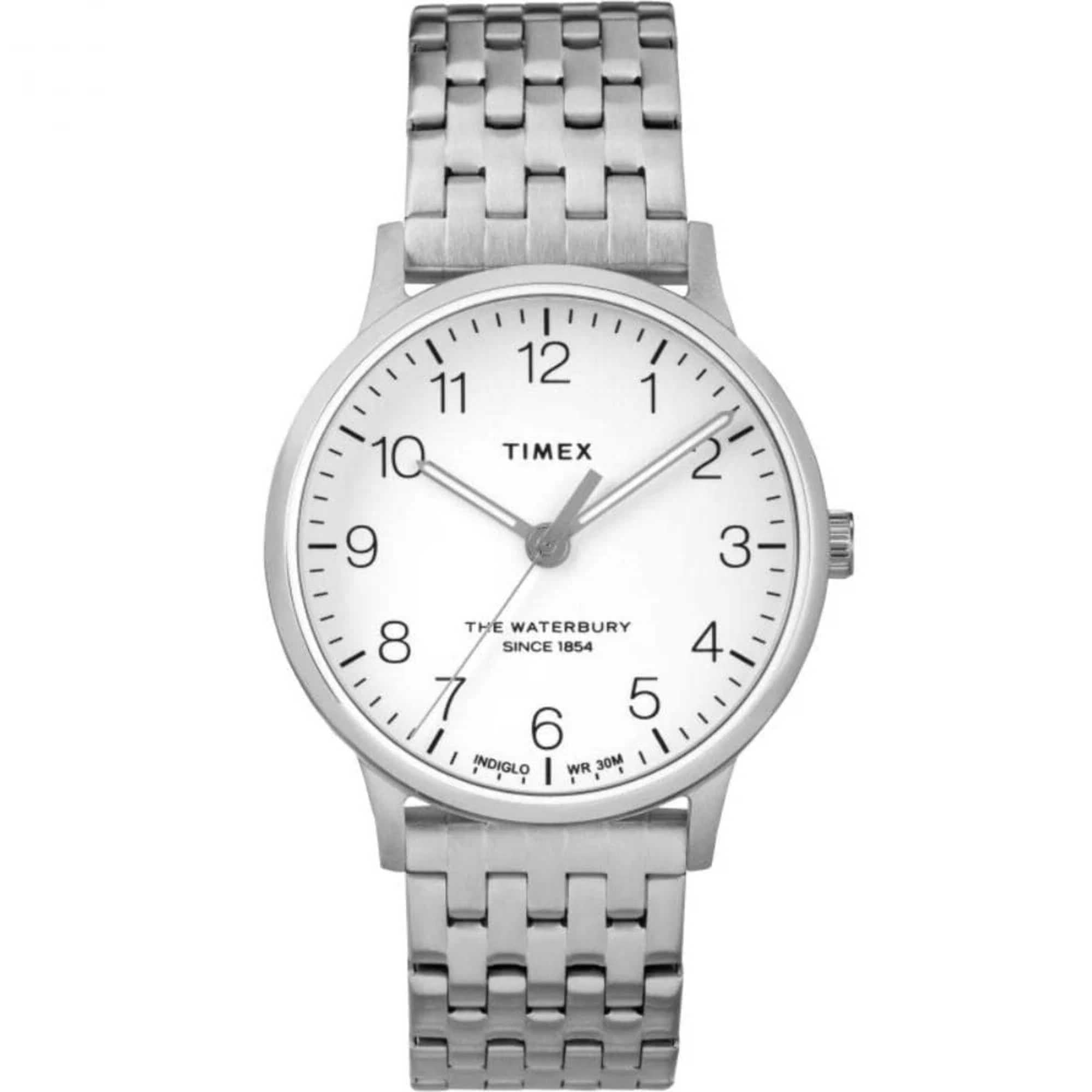Timex Women\'s Watch TWH6Z3710 Quartz Indiglo White Dial Two Tone Steel 33mm Free Shipping! Timex Indiglo Ladies Stainless Steel  main image 2