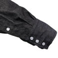 thumbnail image 4 of Flame Resistant Welding FR Denim Shirt - 100% C - Light Weight - 7 oz (Medium, Denim Black), 4 of 8
