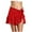 Red#542, variant on Wowcloth Women's Solid Color Fashionable Casual Comfortable Holiday Style Slit Lace Beach Short Skirt