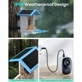 thumbnail image 4 of isYoung Smart Bird Feeder with Camera, 2.5K QHD Resolution, AI Identify 16000+ Birds, AI Auto-Capture & Motion Detection, IP65 Water-Resistant,, 4 of 9