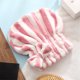 thumbnail image 4 of Gorros para secar el cabello Rayas Gorros con lazo Sombrero de absorción de agua Diadema suave Suministros de baño (rosa), 4 of 7