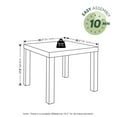 thumbnail image 4 of Furinno CLASSIC 3-Pc Table Set & Coffee Table & 2 Side Tables White, 4 of 7