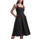 thumbnail image 1 of Vestido CRZ YOGA Cloudweight Doble Capa Midi Negro Grande, 1 of 7
