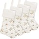 thumbnail image 2 of Medias navideñas 4 pack 19 pulgadas, medias grandes de piel sintética de Navidad con lentejuelas doradas Snowflak kaili Sencillez, 2 of 2