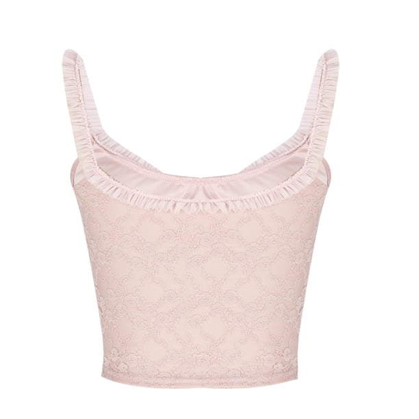 Boovnll Camisole Tops for Women, Fashion Women's Lace Decorative