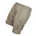 thumbnail image 3 of Pantalones cortos deportivos Hombre Pantalones sueltos casuales Pantalones cortos de trabajo al aire libre, Caqui, L Methold AP002302-09, 3 of 6