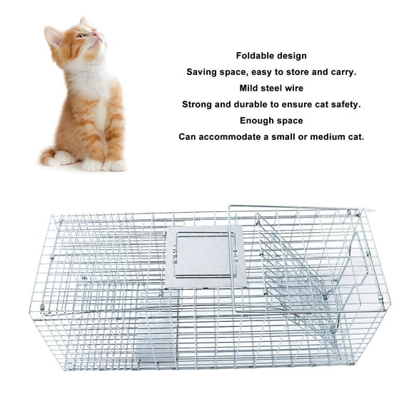 <p>Folding Cat Cage Metal Cat Cage Folding Cat Cage Mild Steel Wire Cat Cage Portable Lightweight Metal Wire Pet Cage For Small Medium Cats</p>