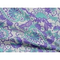 thumbnail image 5 of oneOone Rayon Amethyst Fabric Paisleys Craft Projects Decor Fabric Printed By The Yard 56 Inch Wide, 5 of 5