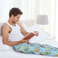 thumbnail image 5 of Naloa Modern Ice Cream Pajama Pants Men, PJ Bottoms, Sleep & Lounge Pants-XX-Large, 5 of 6
