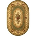 thumbnail image 1 of Unique Loom Versailles Medallion Motif Rug 5' x 8' Oval Green/Ivory, 1 of 2
