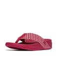 thumbnail image 1 of Sandalias FitFlop Surfa con correas multitonos, puntera, cuña, rojas, 1 of 1