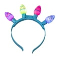 thumbnail image 4 of Diadema LED de Pascua, divertidos recuerdos de fiesta de Pascua para disfraz de carnaval Azul, 4 of 9