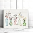thumbnail image 6 of Bathroom Decor Wall Art Flowers Glass Jar Poster Floral in Mason Jar Bottles Farmhouse Picture Canvas Print Décor for Bathroom Bedroom Framed Artwork 12x16 inch, 6 of 6