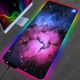 thumbnail image 2 of Alfombrilla de ratón RGB Galaxy Milky Way Kawaii Accesorios para juegos XL Alfombra PC Gamer Completo Computadora Varmilo Teclado Alfombrilla de escritorio Alfombrilla de ratón, 2 of 5
