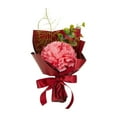 thumbnail image 2 of Ramo de novia, dama de honor, flores, elegante, decoración rústica, flores artificiales, boda Rosa, 2 of 9
