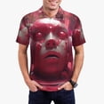 thumbnail image 1 of Fotbe Surreal Pink Headphones Camiseta Polo de Golf para Hombre con Estampado – Camisa Deportiva Transpirable con Cuello Abotonado-Medium, 1 of 6