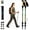 Green, variant on Outsura Hiking Poles Pair of 2, Aluminum Trekking Poles, Collapsible Lightweight Walking Sticks for Hiking and Trail Walking